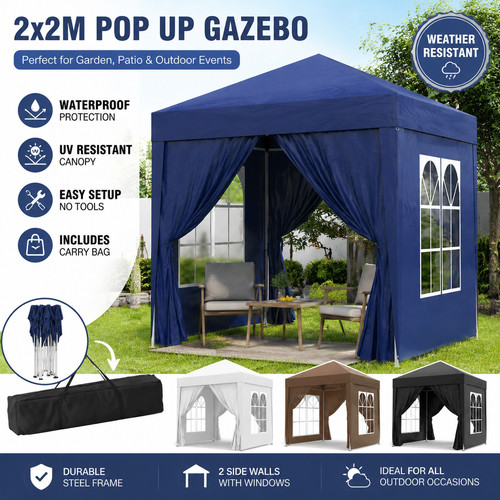 Outsunny 2x2m pop - pop, gazebo
