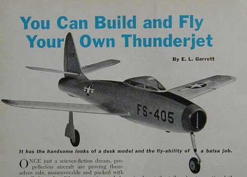 Jetex rocket powered jet - or,