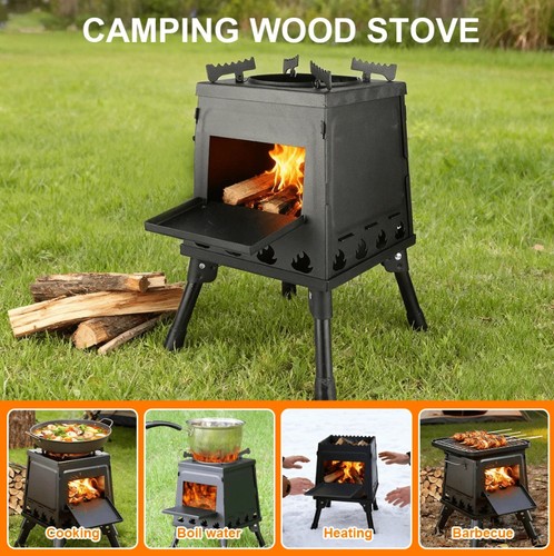 Portable folding fire pit - portable, wood