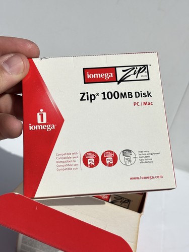 Iomega zip 100mb disk pc - 1x,