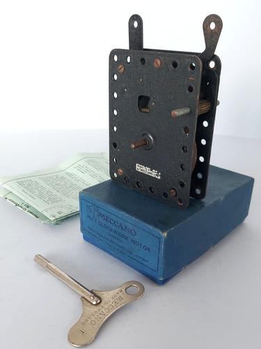 Meccano clockwork motor - ,