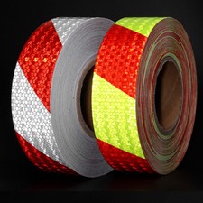 Car Reflective Tape Arrow Warning Stickers Safety Self-adhesive Chevron 300*5cm