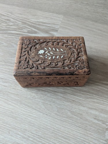 Vintage heavily finley carved - heavily,