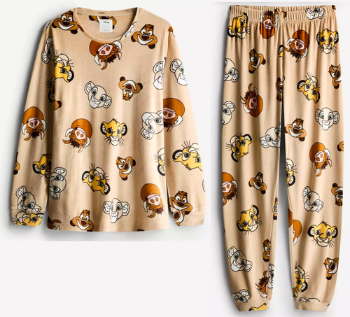 Ladies minky fleece pyjamas - minky,