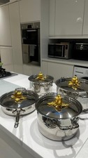 Romany Pan Set - Gold & Silver