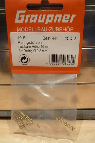 Graupner brass model ships - brass,