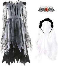 LADIES GHOST BRIDE COSTUME