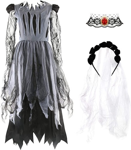 Ladies ghost bride costume - bride,