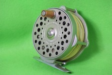 Hardy Bougle Baby Light Weight Fly Reel Left Hand Gold Good Condition