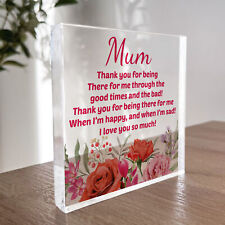 Mum Gifts For Birthday Christmas From Daughter Son Mother Daughter Plaque