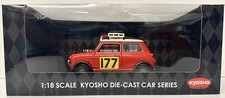 Kyosho Mini Cooper 1275 S Rally 1:18 Classic British Car 1/18 RED