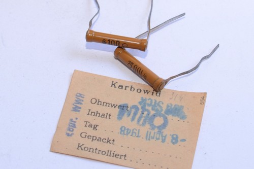 10x 1940s siemens karbowid - of,