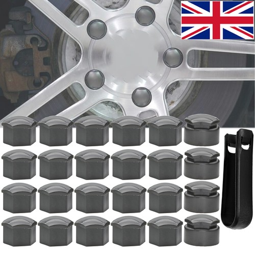 24x grey wheel nut bolt - 24x,