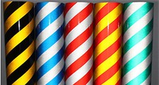1m x 150mm Reflective Striped
