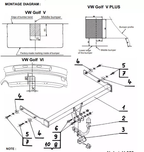 Swan neck tow bar - tow,