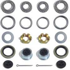 2 Sets 3500 LB Boat Trailer Axle Bearing Kits, L68149 L44649 Bearing Kits,8145