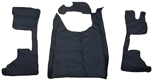 Black blue floor mats - mats, eco