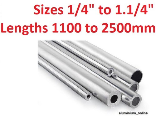Aluminium round tube inch - aluminium, 1/4