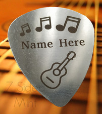 Personalised Metal Guitar Pick