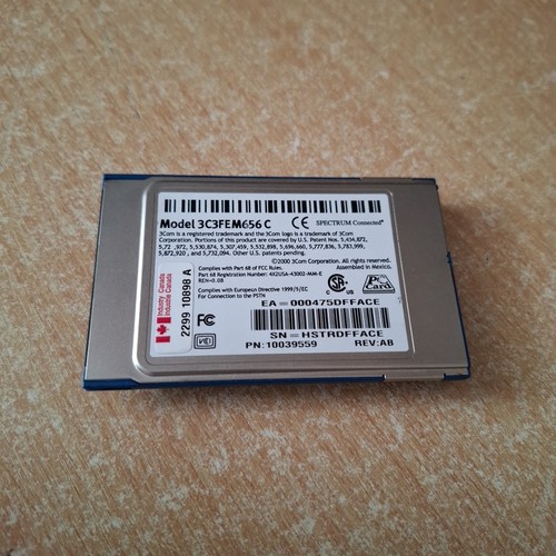 3com pcmcia cardbus 100 lan - pcmcia,