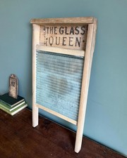Vintage The Glass Queen Wooden