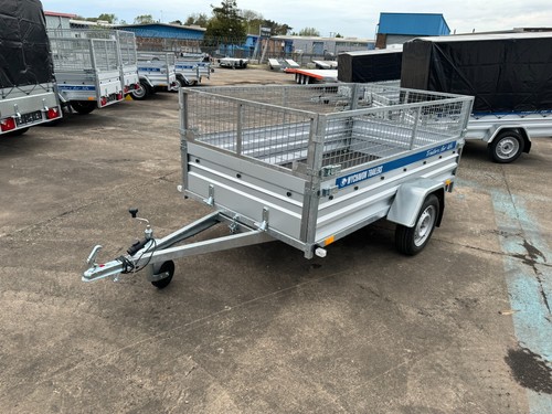 Cage mesh trailer single axle - single,
