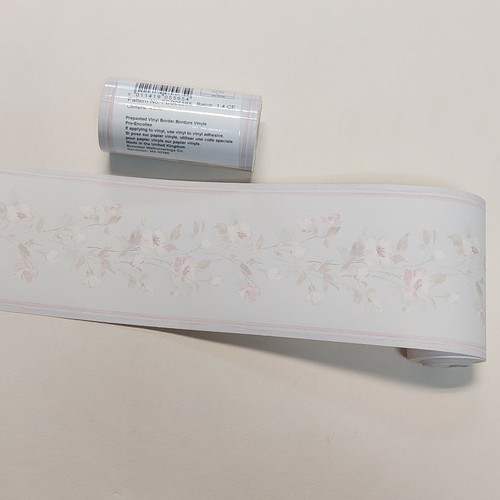 Floral wallpaper border