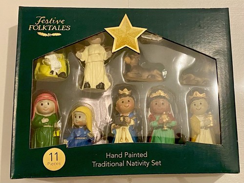 Traditional nativity set - traditional,