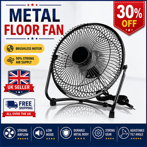 Metal floor fan - floor, velocity