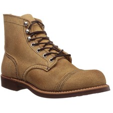 Red Wing Mens Iron Ranger 8083 Suede Hawthorne Boots - 9.5 UK -43.5 EU - 10.5 US