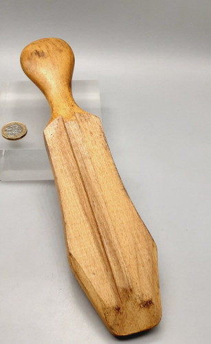 Part antique wooden boot - of,