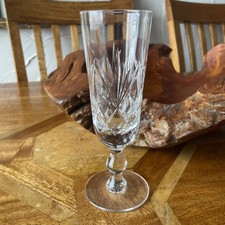 Royal Brierley Crystal "Braemar" Pattern Champagne Flute Signed 1st Quality