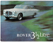 Rover 3.5 Litre P5B 1967-1973 UK Market Sales Brochure Saloon & Coupe