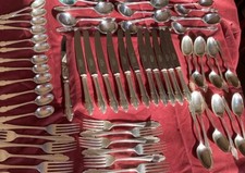 Cooper brothers and sons Silver 84 Piece Canteen Of Cutlery 12 Place Settings