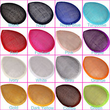 Teardrop Sinamay Holder 5.1 inches Sinamay Hat Base Millinery Crafts