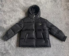 PRADA black re-nylon jacquard