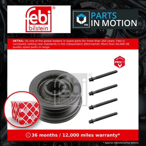 Crankshaft pulley fits bmw - crankshaft,