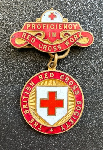 Vintage red cross proficiency - red,