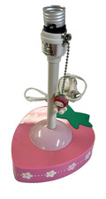 Vintage Hello Kitty Sanrio RARE Strawberry Lamp 2003 No Shade Pull Chain Kids