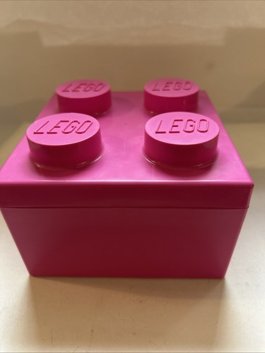 Lego storage case pink brick - lego, case,