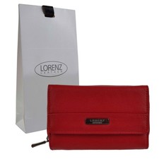 Lorenz Leather Ladies Zip Around Purse/Wallet