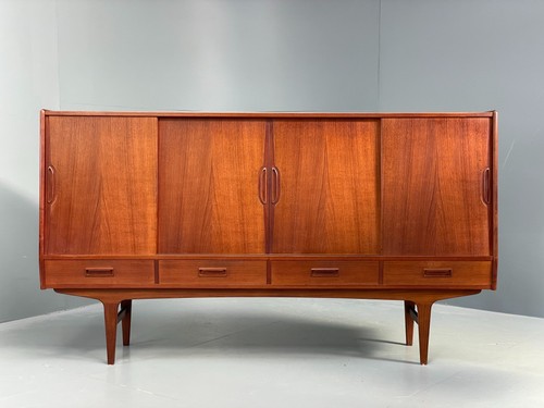 Vintage danish teak highboard - vintage,