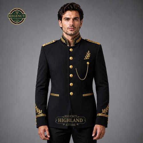 Men black gold - &, military