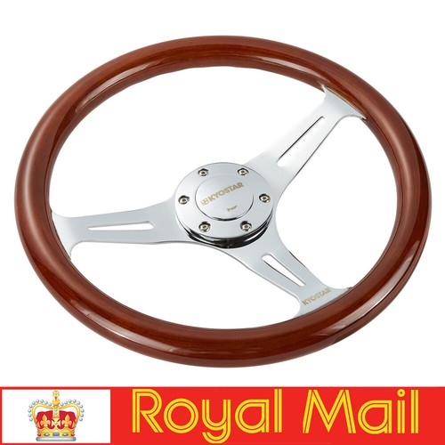Universal wooden steering - 14'',