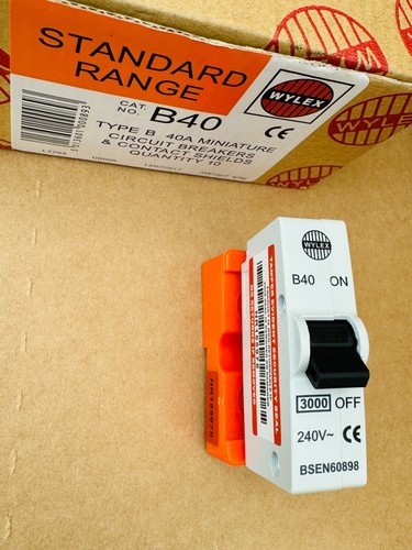 Wylex 40a type push - type, push/plug-in