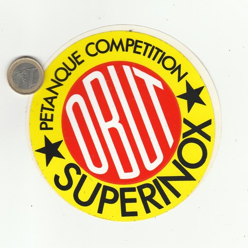 Sticker sport petanque obut - petanque.,