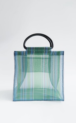 Zara striped shopper bag - zara,