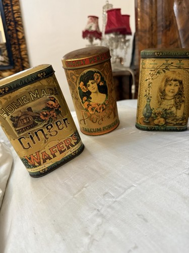 Collection vintage tins - collection,