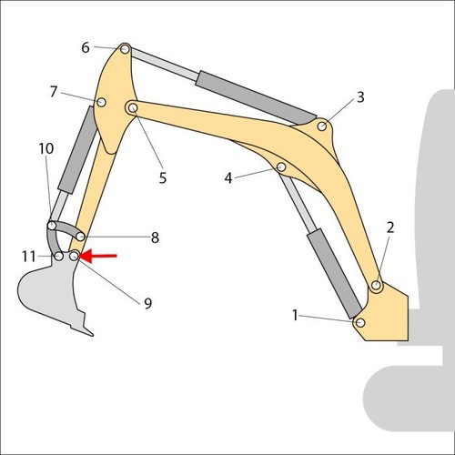 Pin for jcb - jcb, 8080