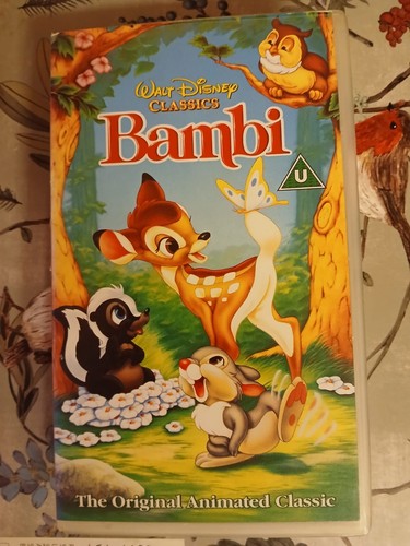 Bambi walt disney classic vhs - bambi,